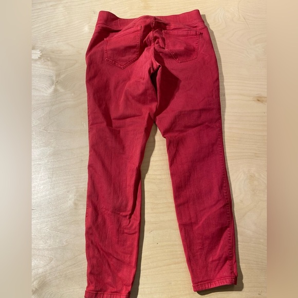 Torrid Lean Jean Vibrant Red Skinny Jeans Size 00R (NA) - Picture 7 of 8